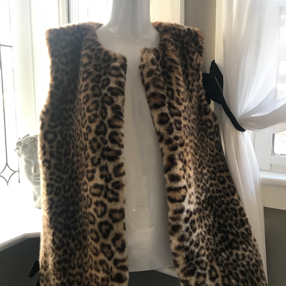 Faux fur vest